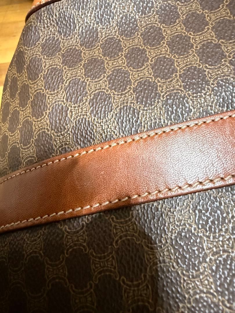 セリーヌ　ダークブラウン ボストンバッグ