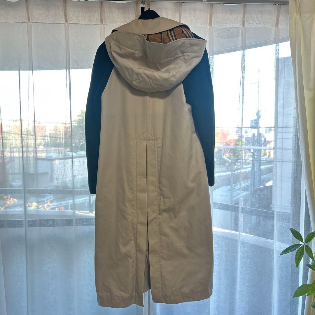 Burberry ステンカラーコート　フードあり