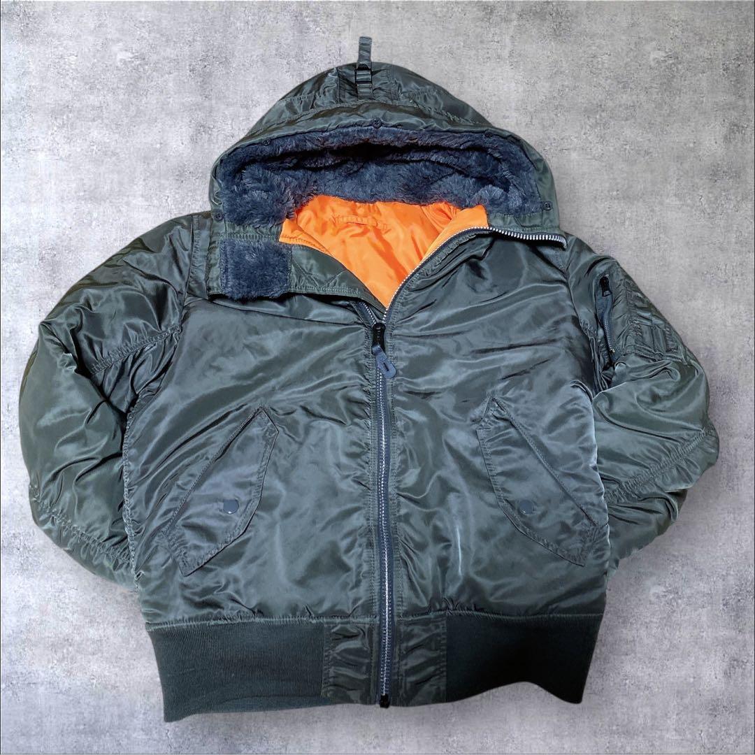 【未使用級】MA1 N2Bアルファインダストリー フライトジャケットファー欠品