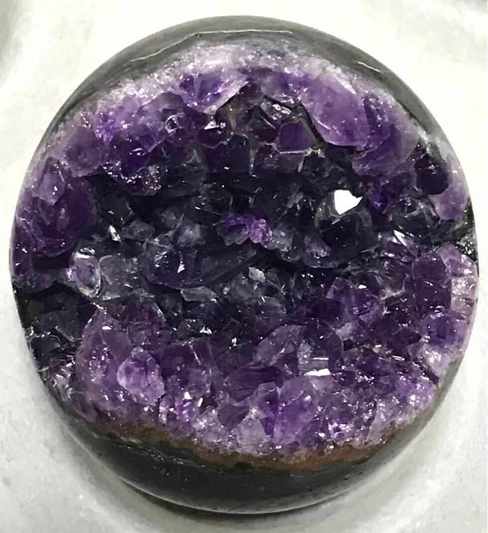 Sakura。　ウルグアイ産　アメジスト　笑口　ドーム　５７mm