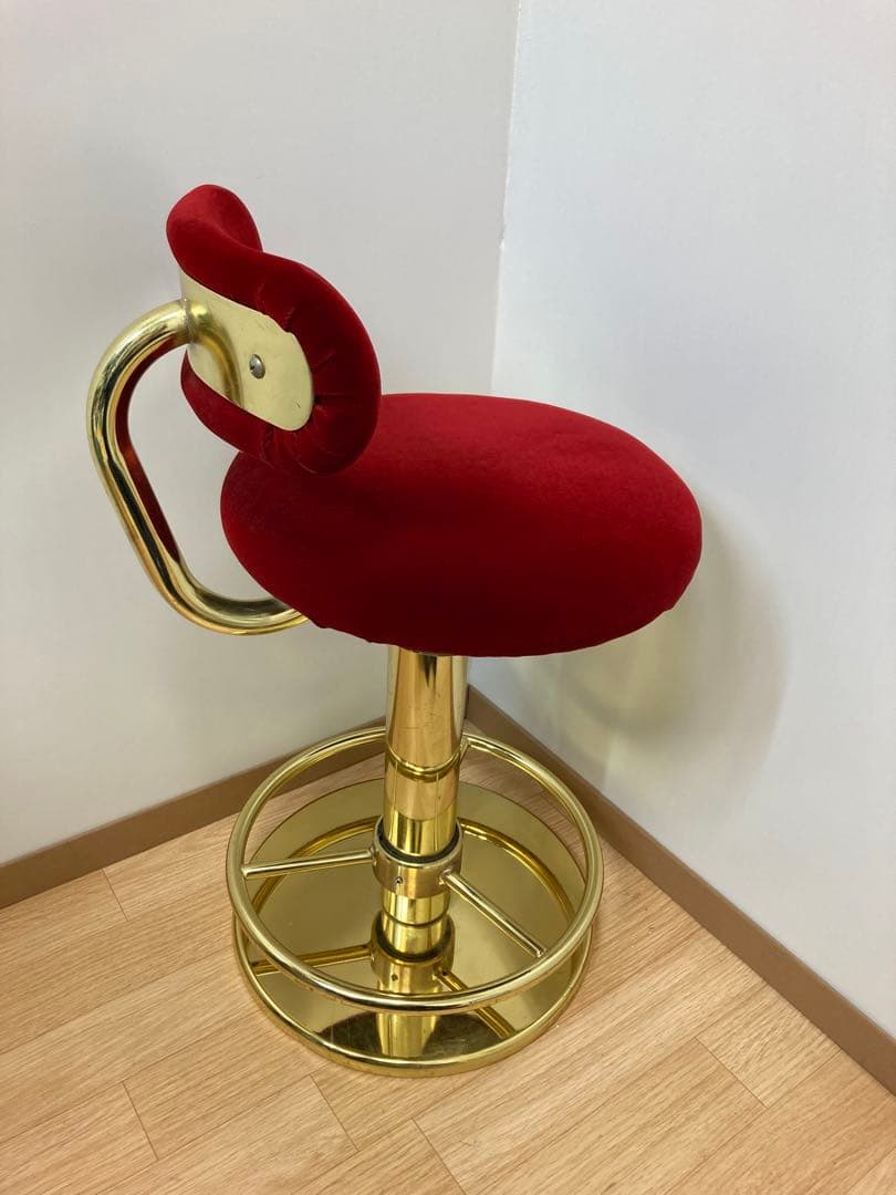 レトロゴージャスなカウンターチェア