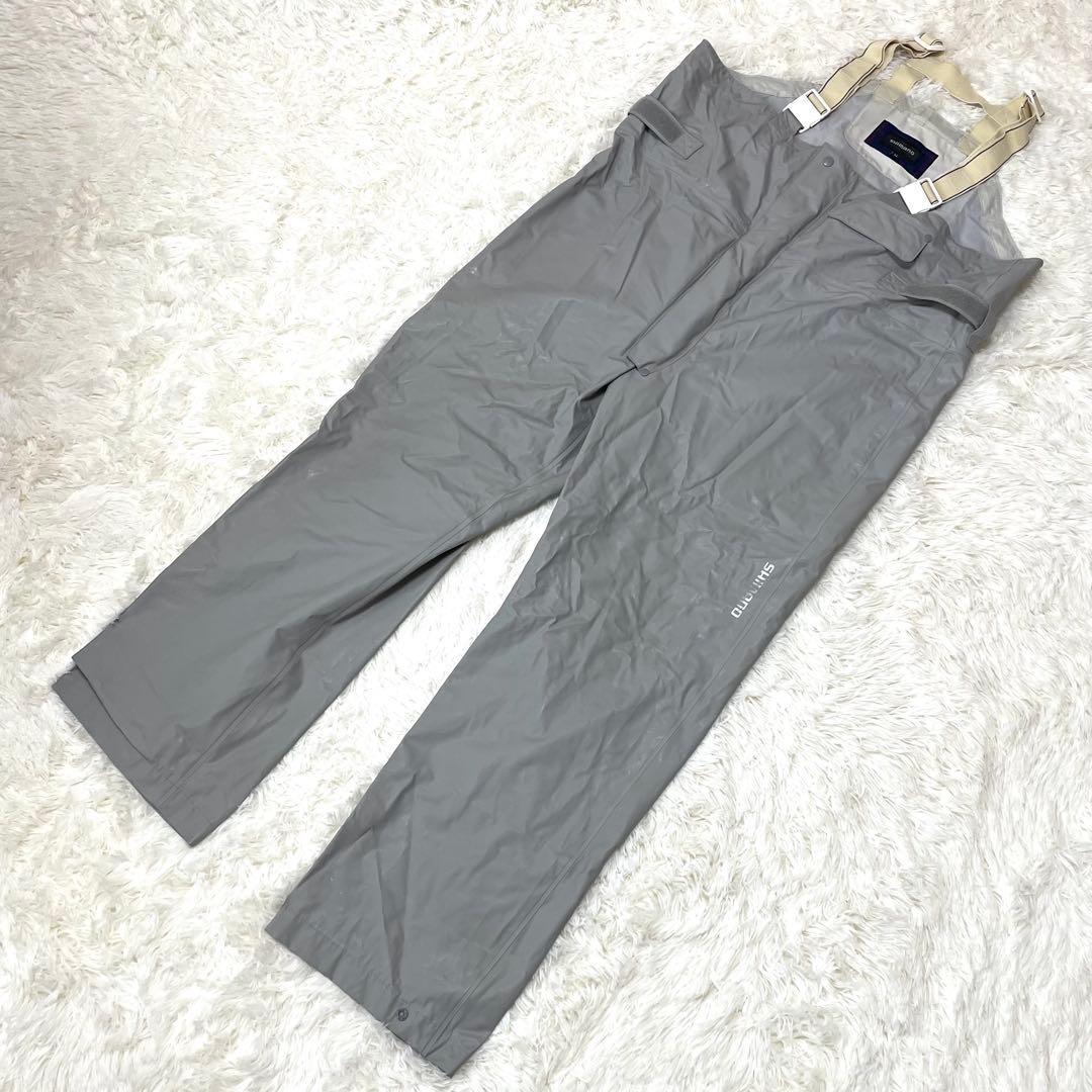 SHIMANO 防水釣り用レインスーツ 上下セット LL 反射板付 尻パット付