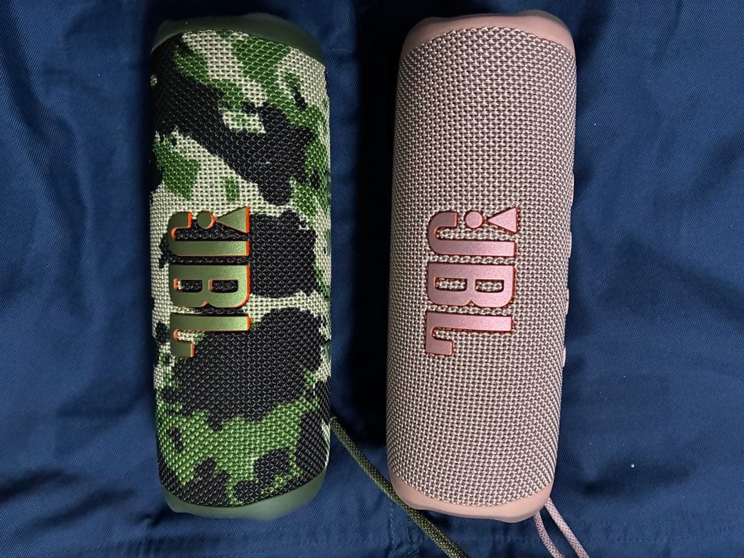 JBL FLIP6 ワイヤレススピーカー 迷彩柄＆ピンク 2個セット