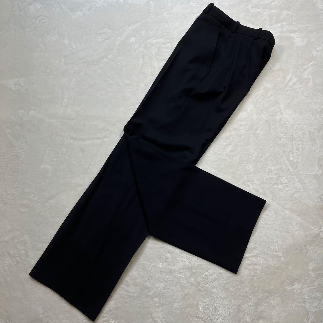 極美品 アルマーニコレツォーニ パンツスーツ ジャケット スラックス 黒 M