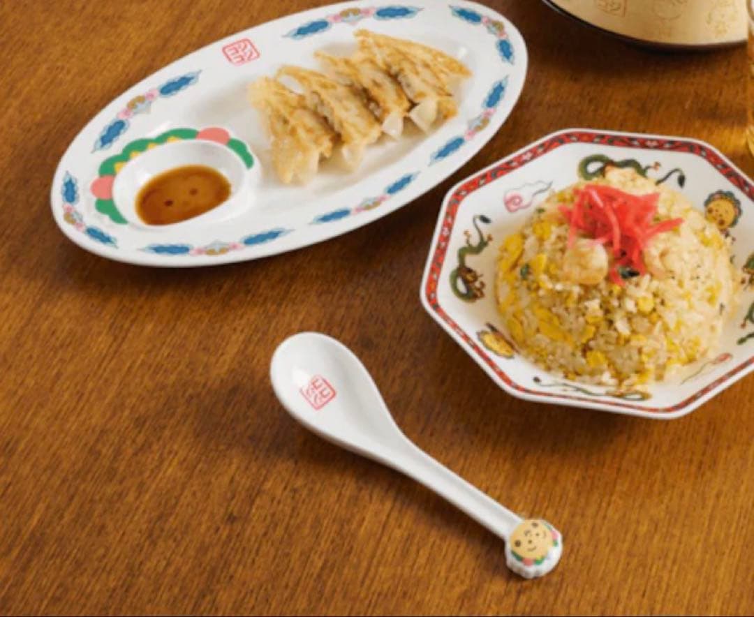 スタジオクリップ　コジコジ　餃子皿　炒飯皿　レンゲ