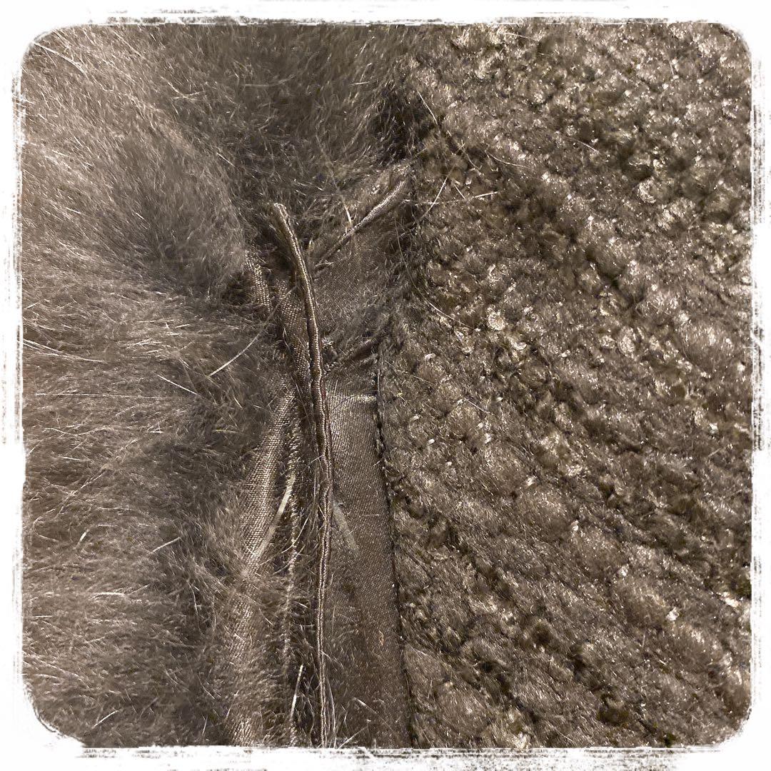 極美品 ダーマコレクション HIROMI OSHIDA ツイード ダウンベスト