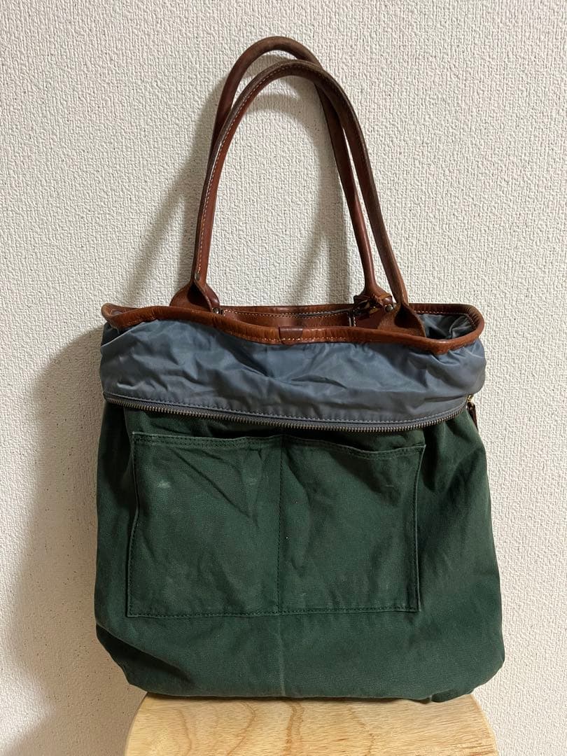 hirofuji　Felisi フェリージ　ヘルメットバッグ　サックス