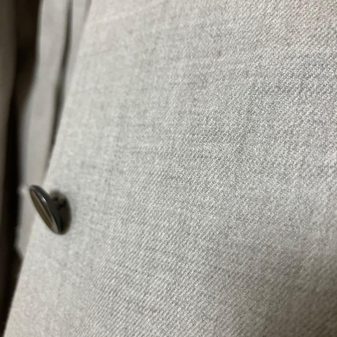 メゾンドアール　フラノノーカラートレンチコート