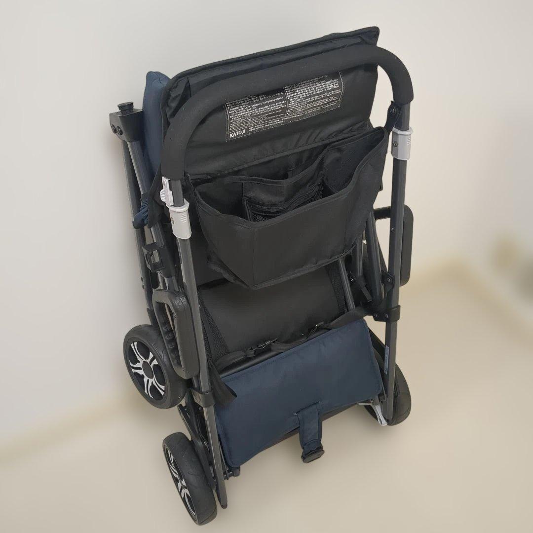 KATOJI　カトージ　2人乗りベビーカー　2人でゴー　ネイビー