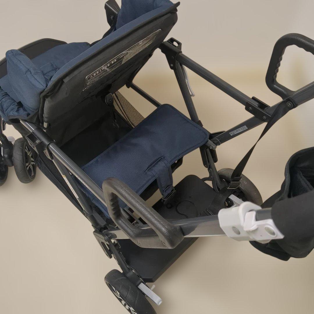 KATOJI　カトージ　2人乗りベビーカー　2人でゴー　ネイビー