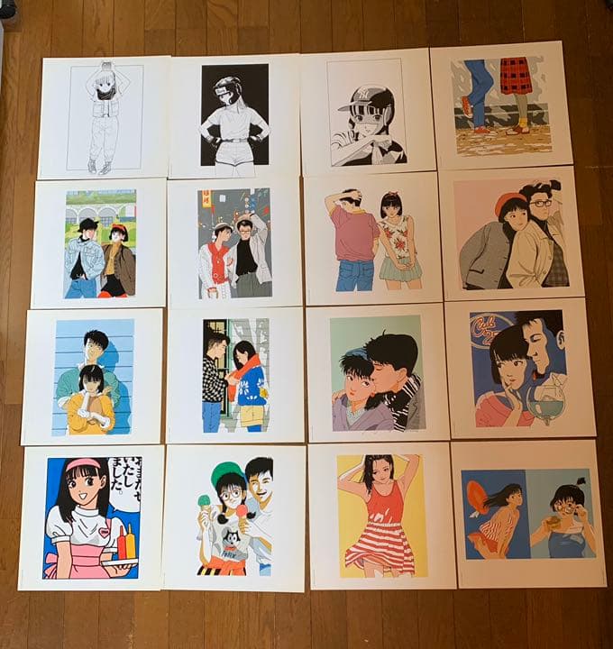 江口寿史　イラストレーション『NO MATTER』