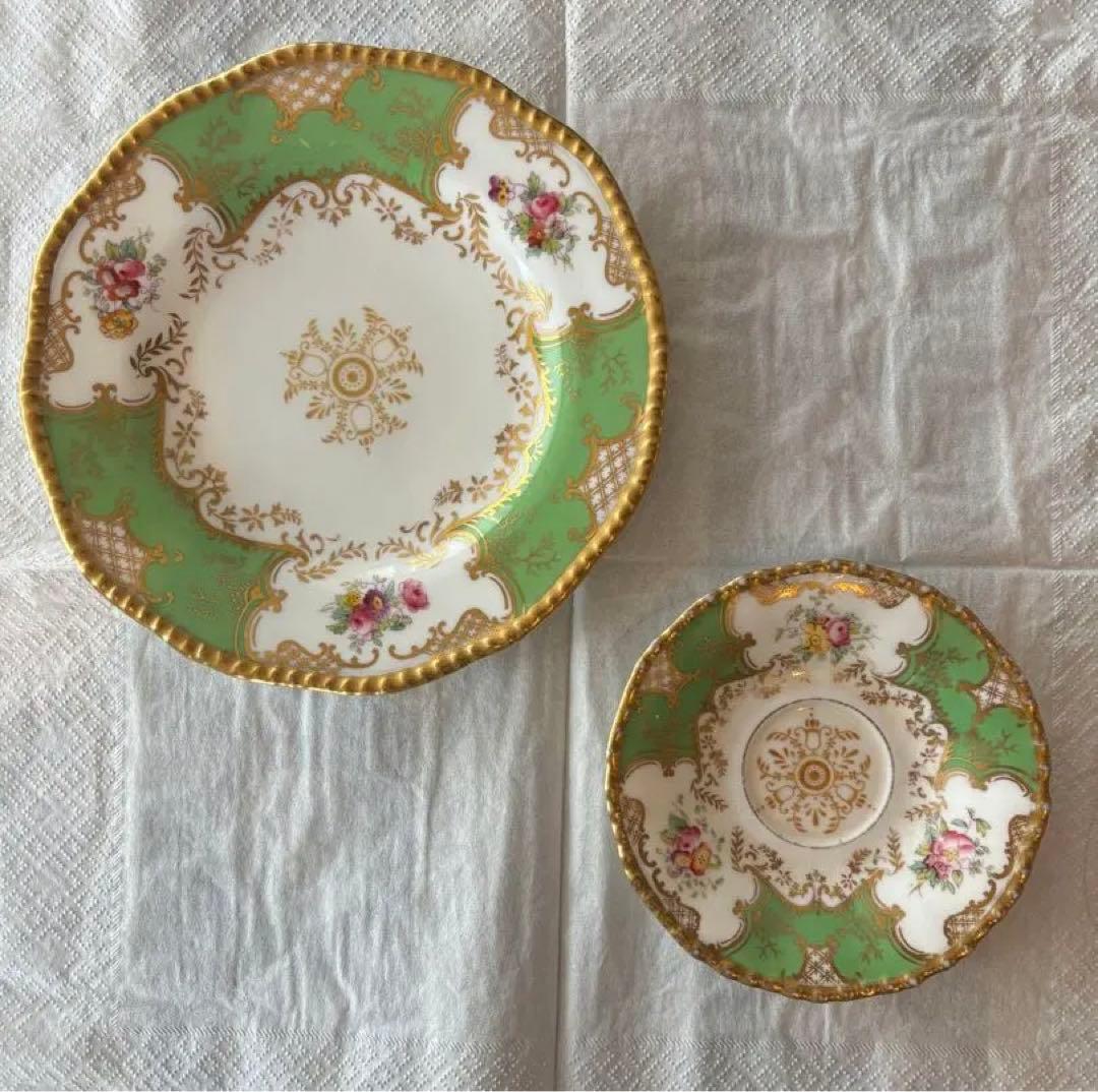 ENGLAND COALPORT ケーキ皿とデミタス皿　コールポート