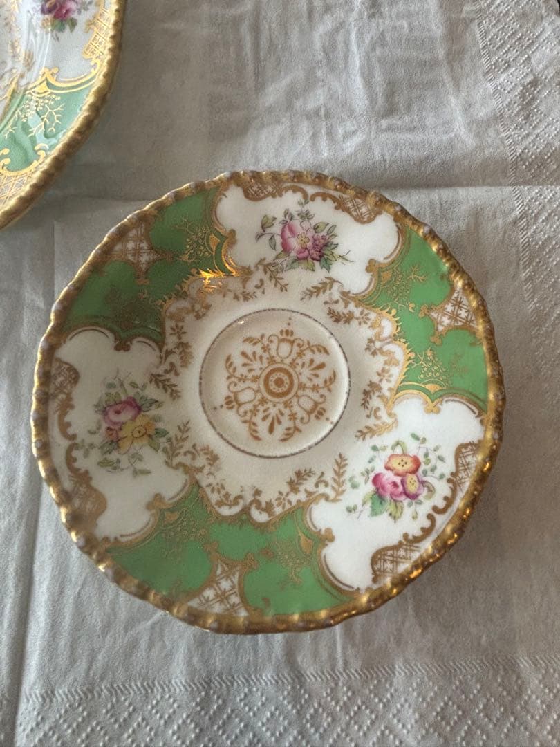 ENGLAND COALPORT ケーキ皿とデミタス皿　コールポート