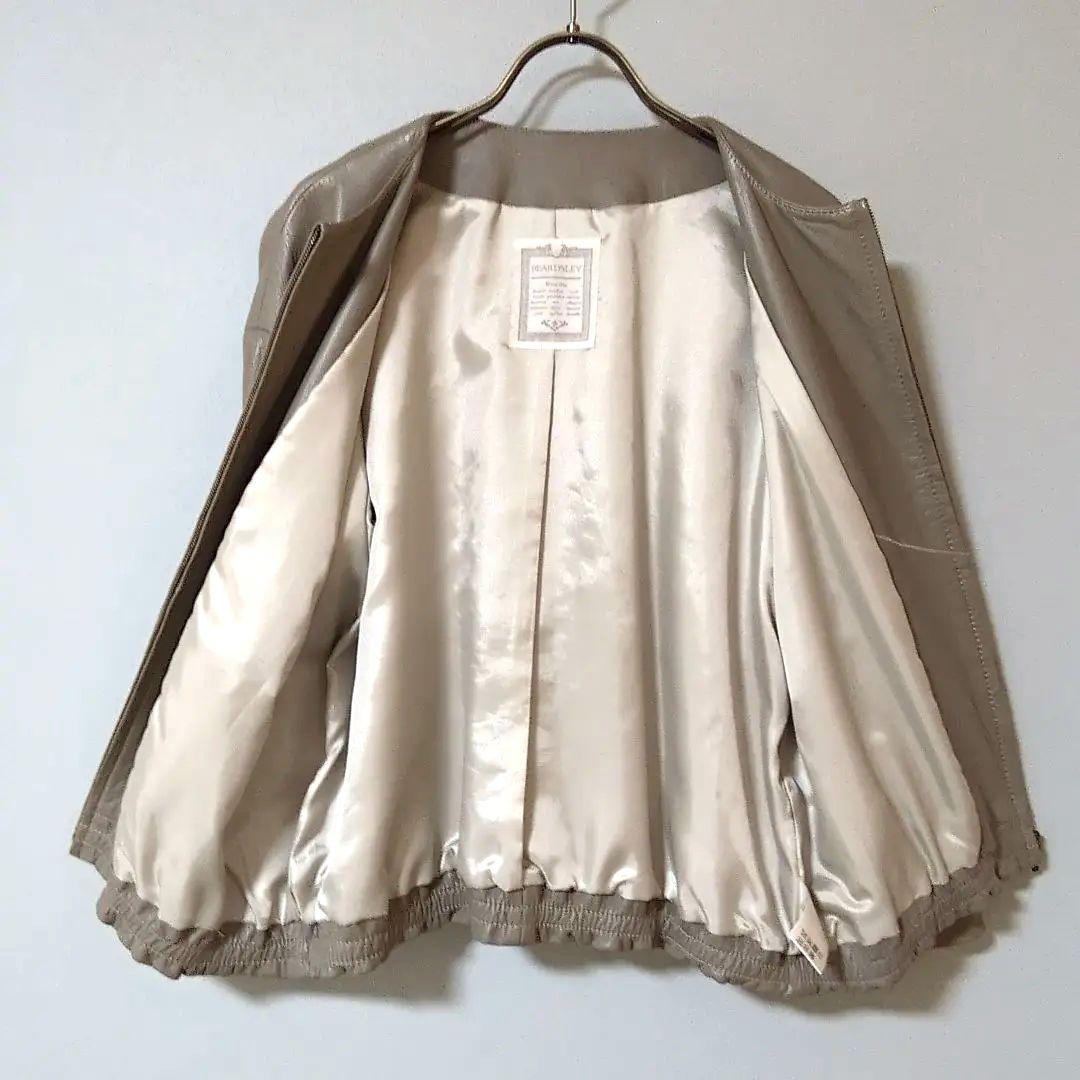 BEARDSLEY レザージャケット カーキ