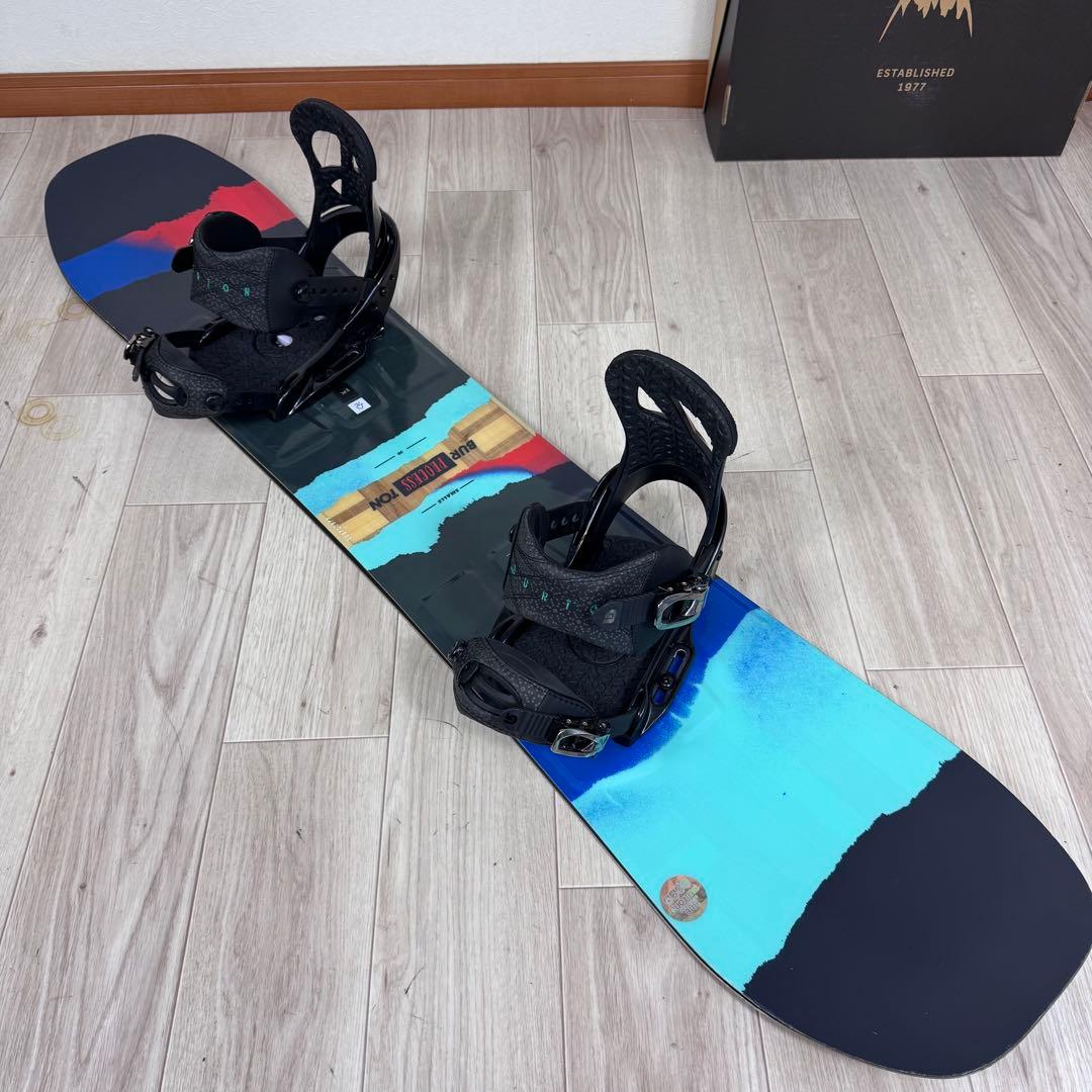 専用BURTON PROCESS 130cm スノーボード2点セット