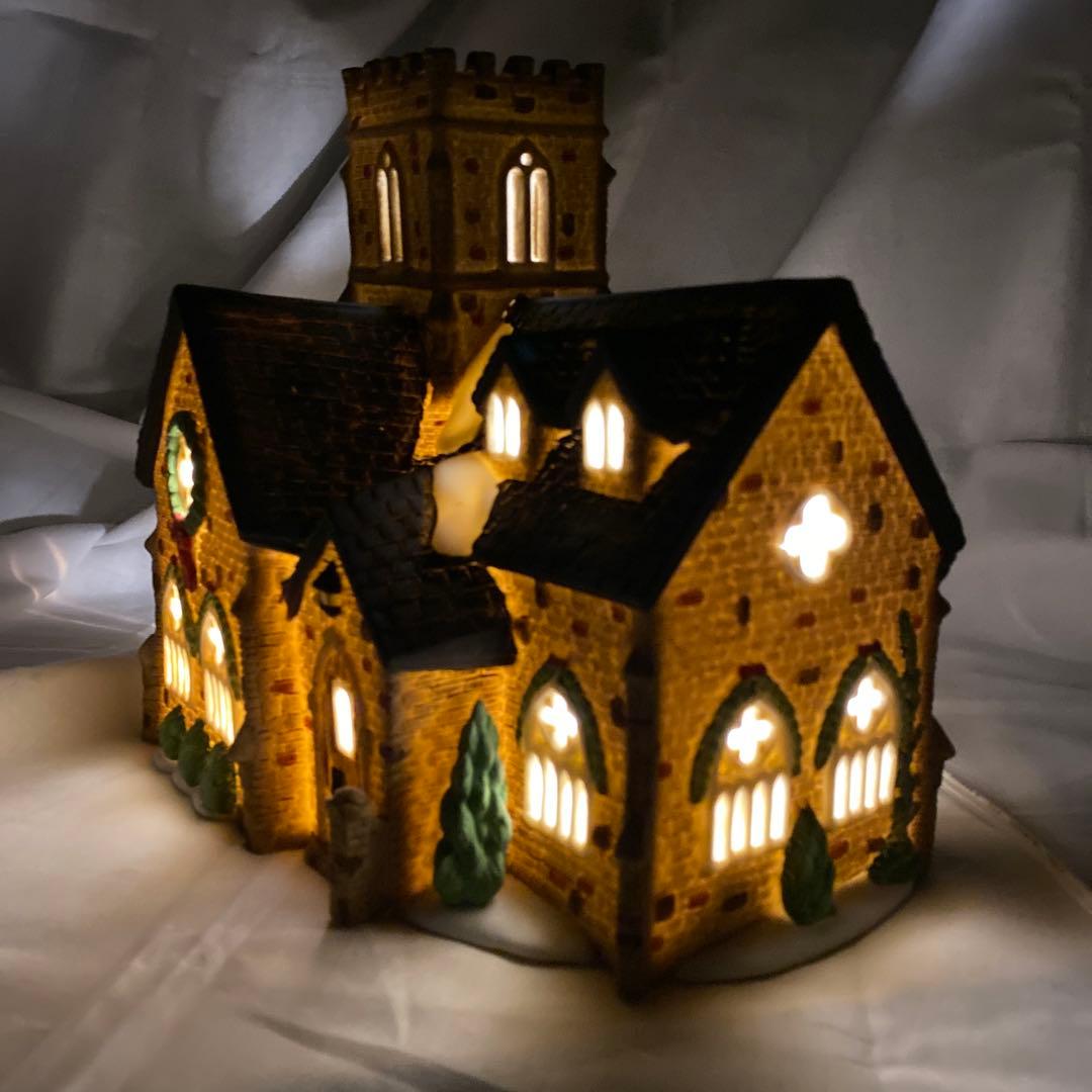 クリスマス DEPARTMENT 56 \"Knottinghill Church\"1989