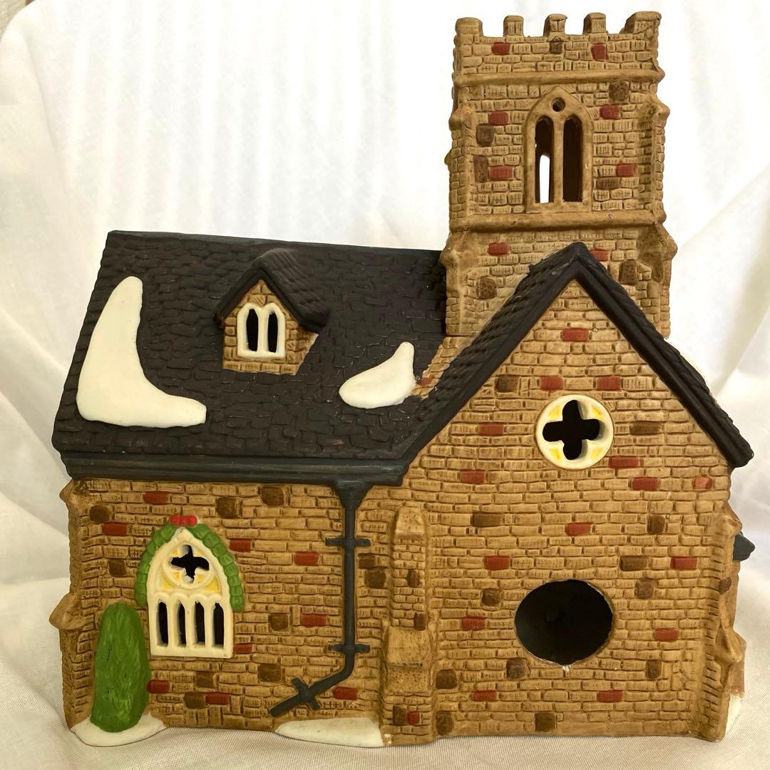 クリスマス DEPARTMENT 56 \"Knottinghill Church\"1989