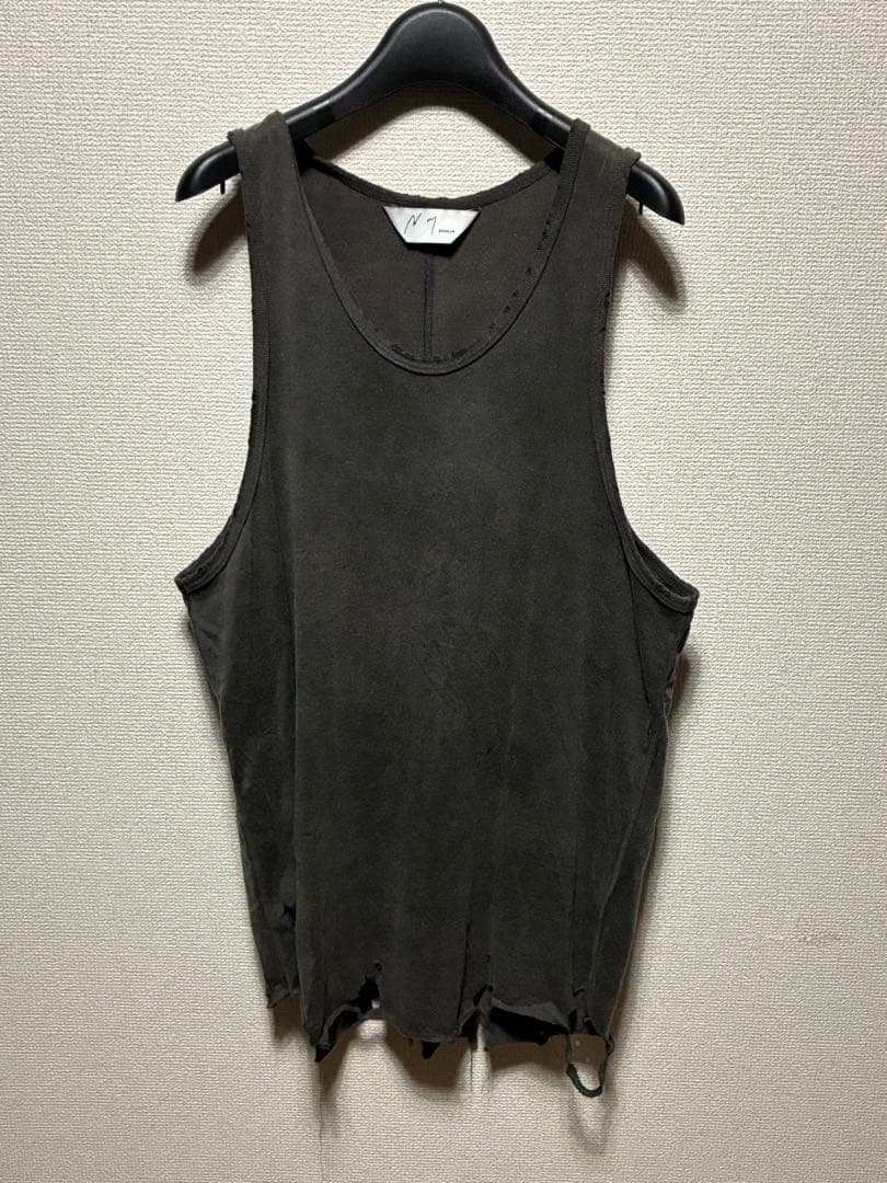 Ancellm DAMAGE TANK TOP ANC-CT141 タンクトップ