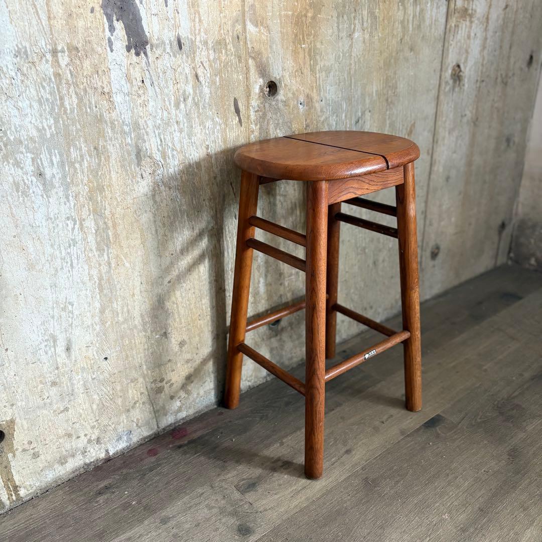 オールドカリモク　ヴィンテージ　スツール　①