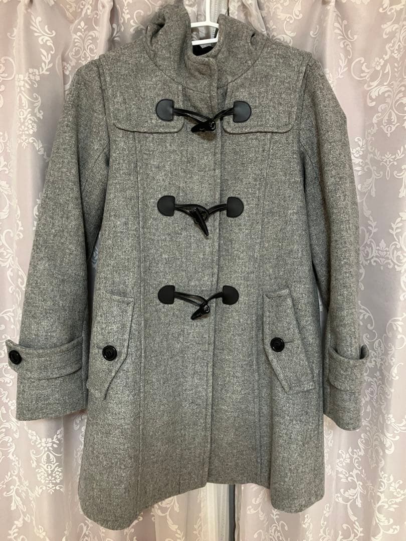 BLUE LABEL CRESTBRIDGE ダッフルコート36サイズ グレー