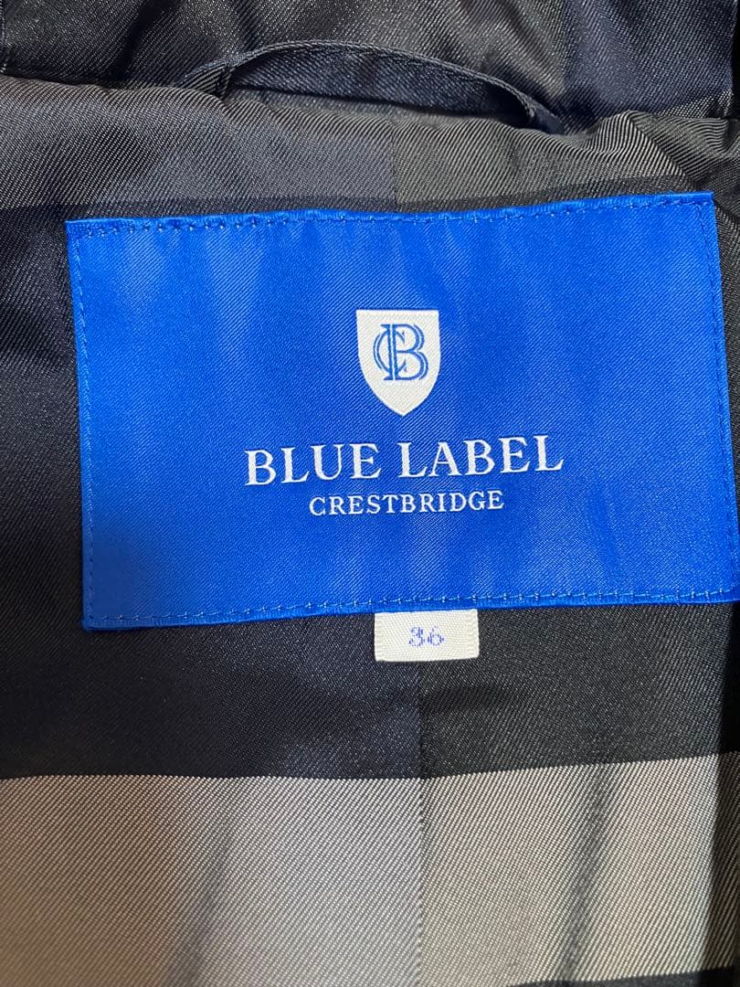 BLUE LABEL CRESTBRIDGE ダッフルコート36サイズ グレー