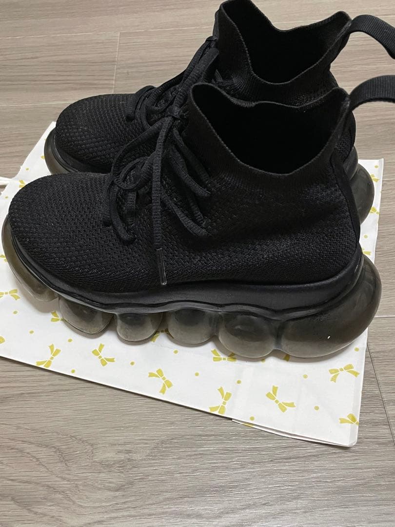 靴 New \"Jewelry\" High Shoes Black