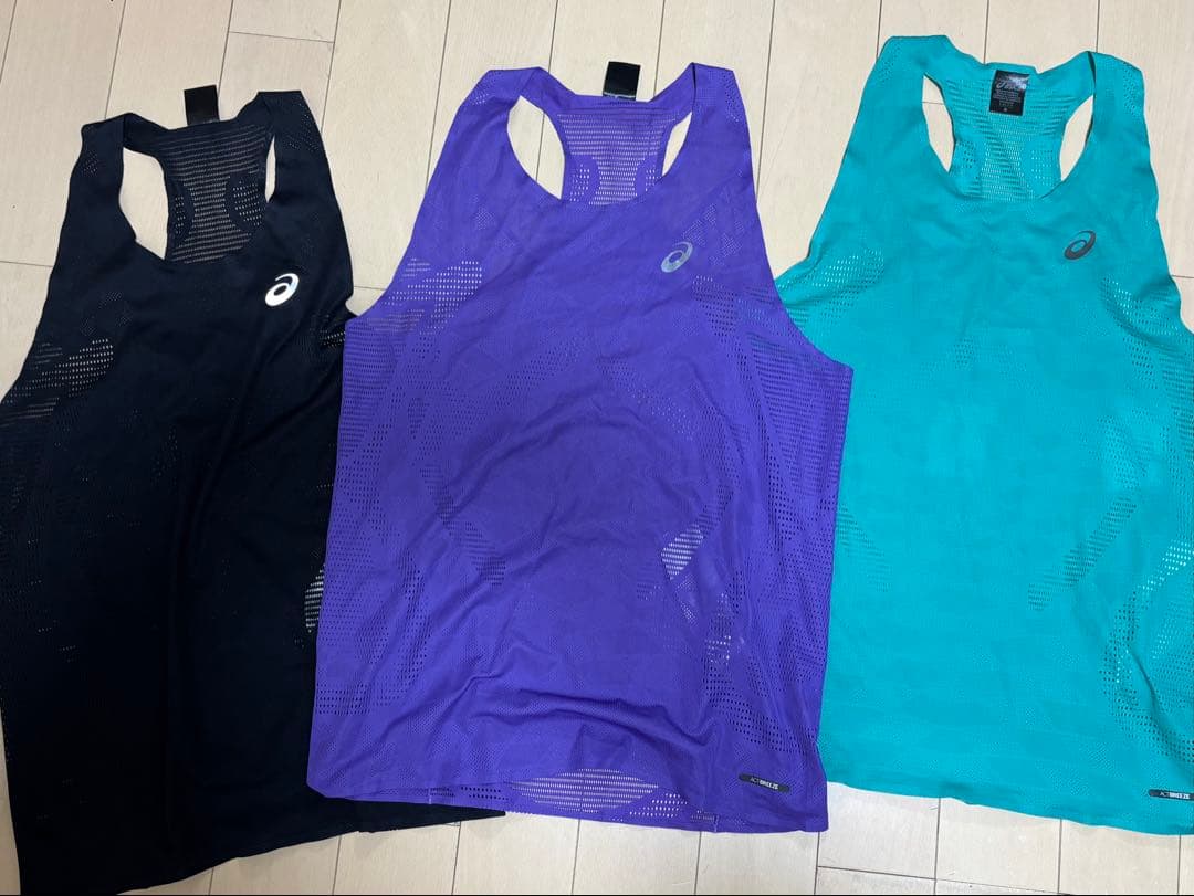 ⭐︎ASICS・アシックス・メタランシングレット＆インナー付ショートパンツ・セット