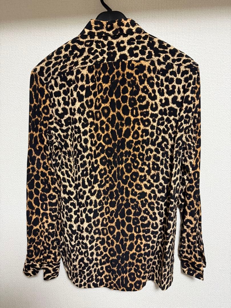 SAINT LAURENT ヒョウ柄 レオパード　長袖シャツ