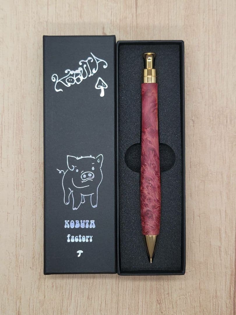 新品　こぶた工房　タクサスフロリニーバール　極上杢　シャープペンシル0.5