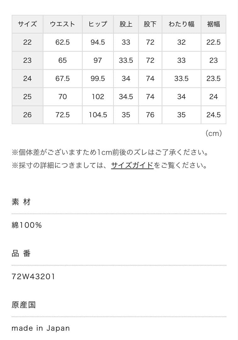 RED CARD TOKYOビッグストレートデニム Dakota 23