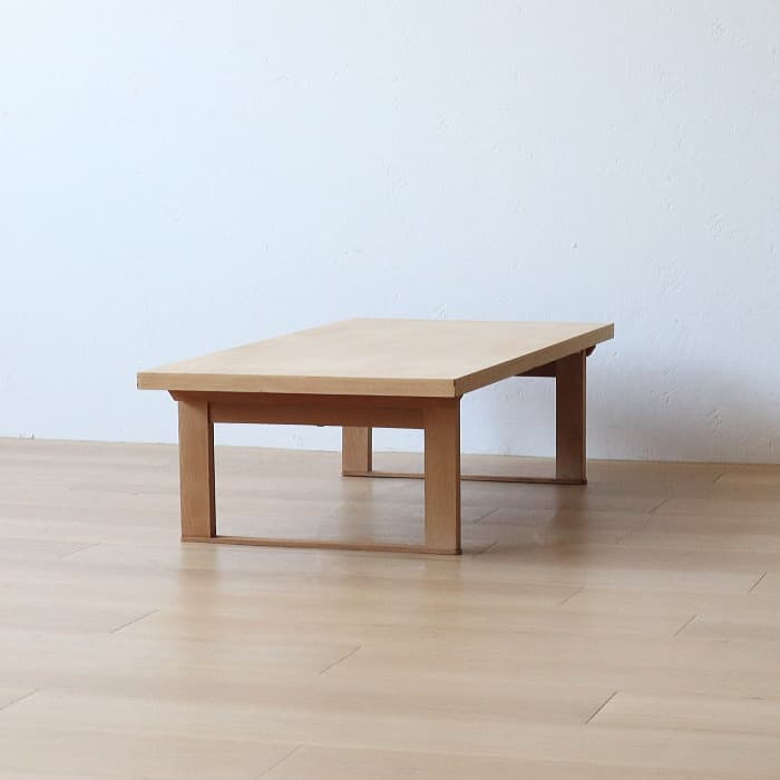 アンティーク シナ突板材 折り畳み ローテーブル ちゃぶ台 古家具 レトロ