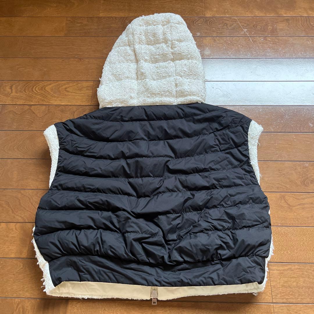 Herno フード付きダウンベスト ホワイト