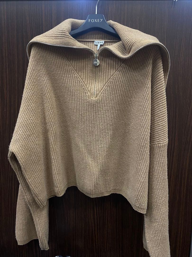 ロエベ　特殊ニット　XS ベージュ