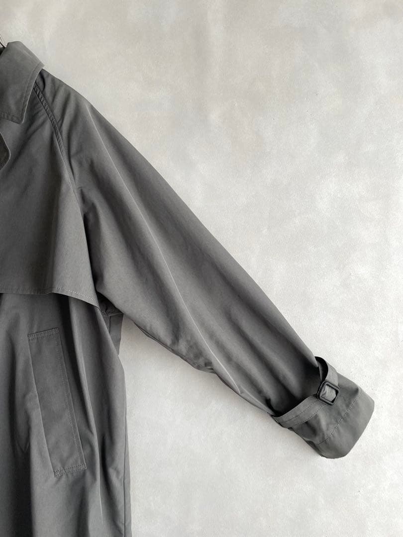 極美品✨イエナ　4.1万　23SS 洗える　ポプリントレンチコート　グレー　36