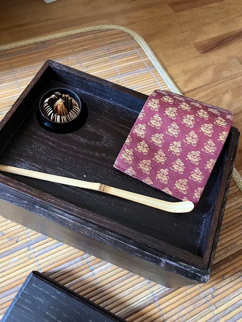 茶箱　セット　茶セン　古帛紗　お茶碗　等いり