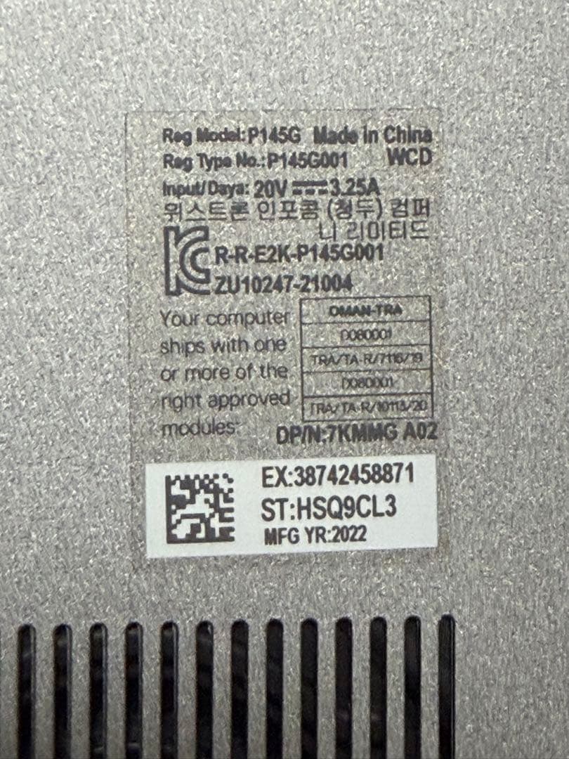 DELL ノートパソコン