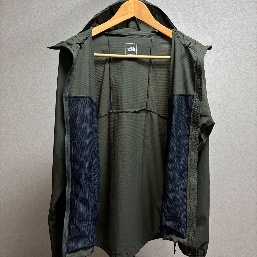 【美品】THE NORTH FACE スワローテイルフーディ XL ニュートープ