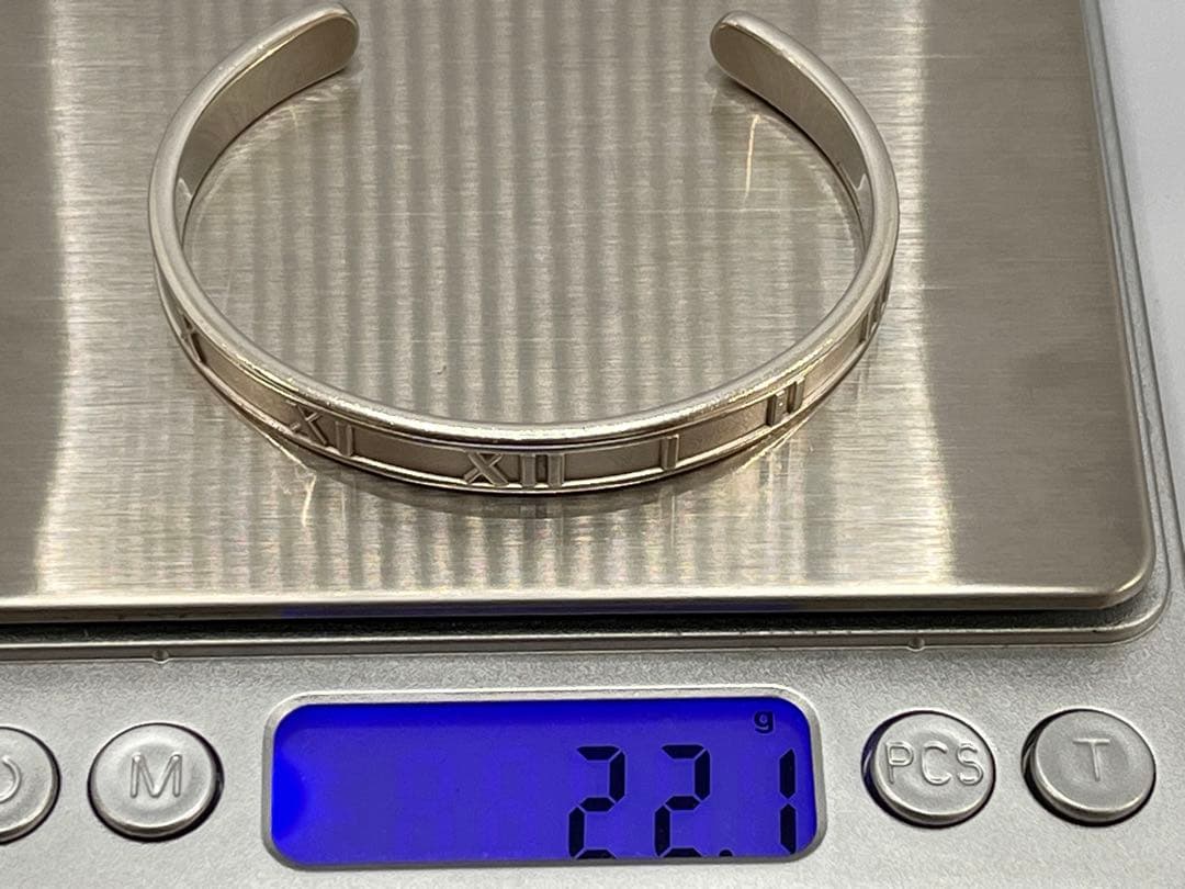 c648 オールドティファニー　1995 アトラス　ATLAS バングル　925