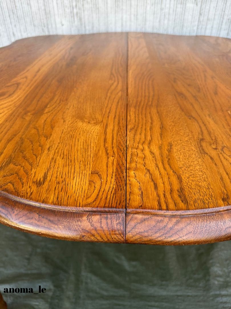 【ダイニングテーブル】米国　木製　カントリースタイル　エクステンションテーブル◎