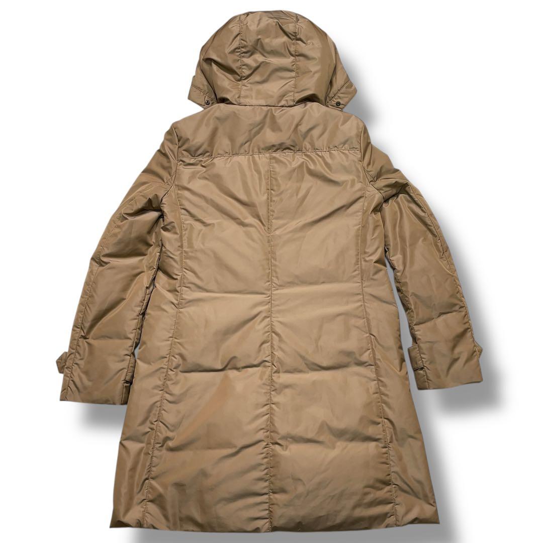 美品 セオリー 回転式トグルボタン フード付き ダウン ダッフルコート M