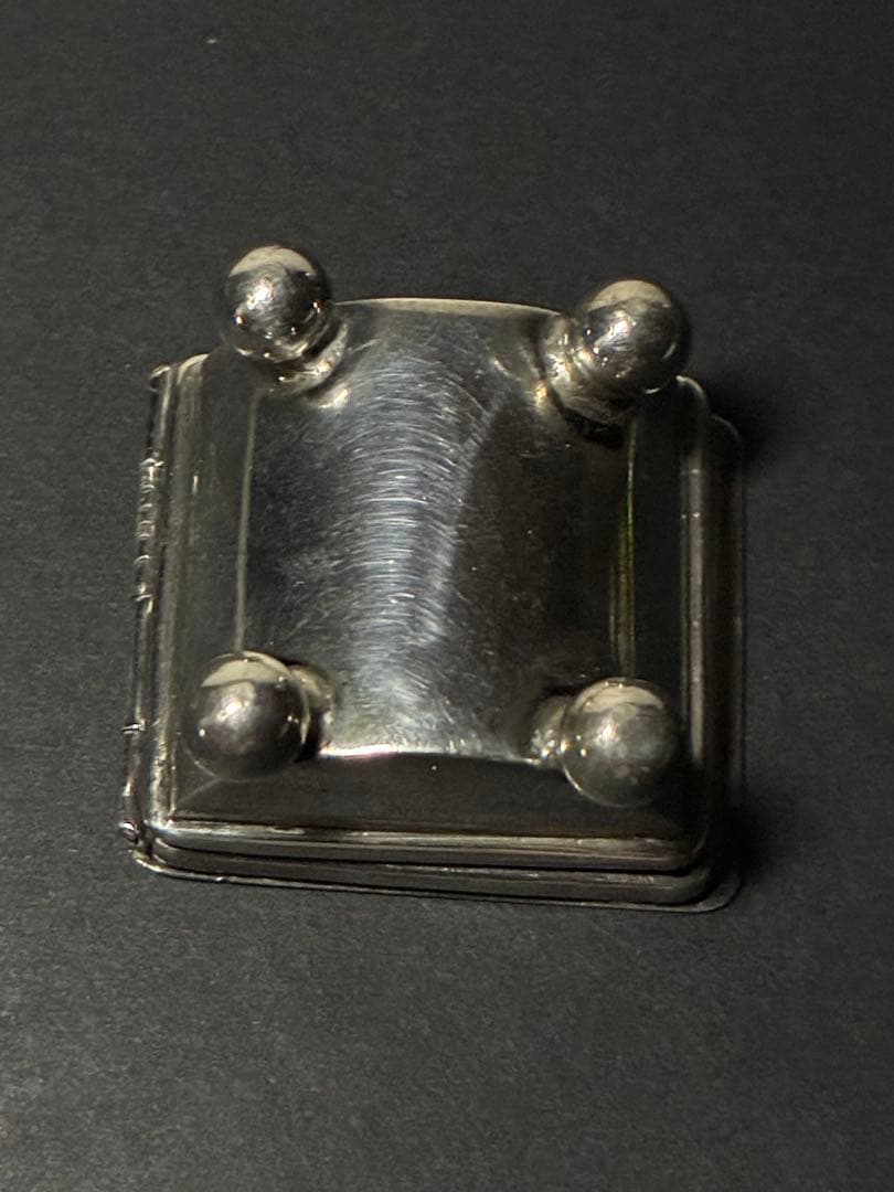 1903–1904年 英国製 純銀 小物入れ スターリングシルバー アンティーク