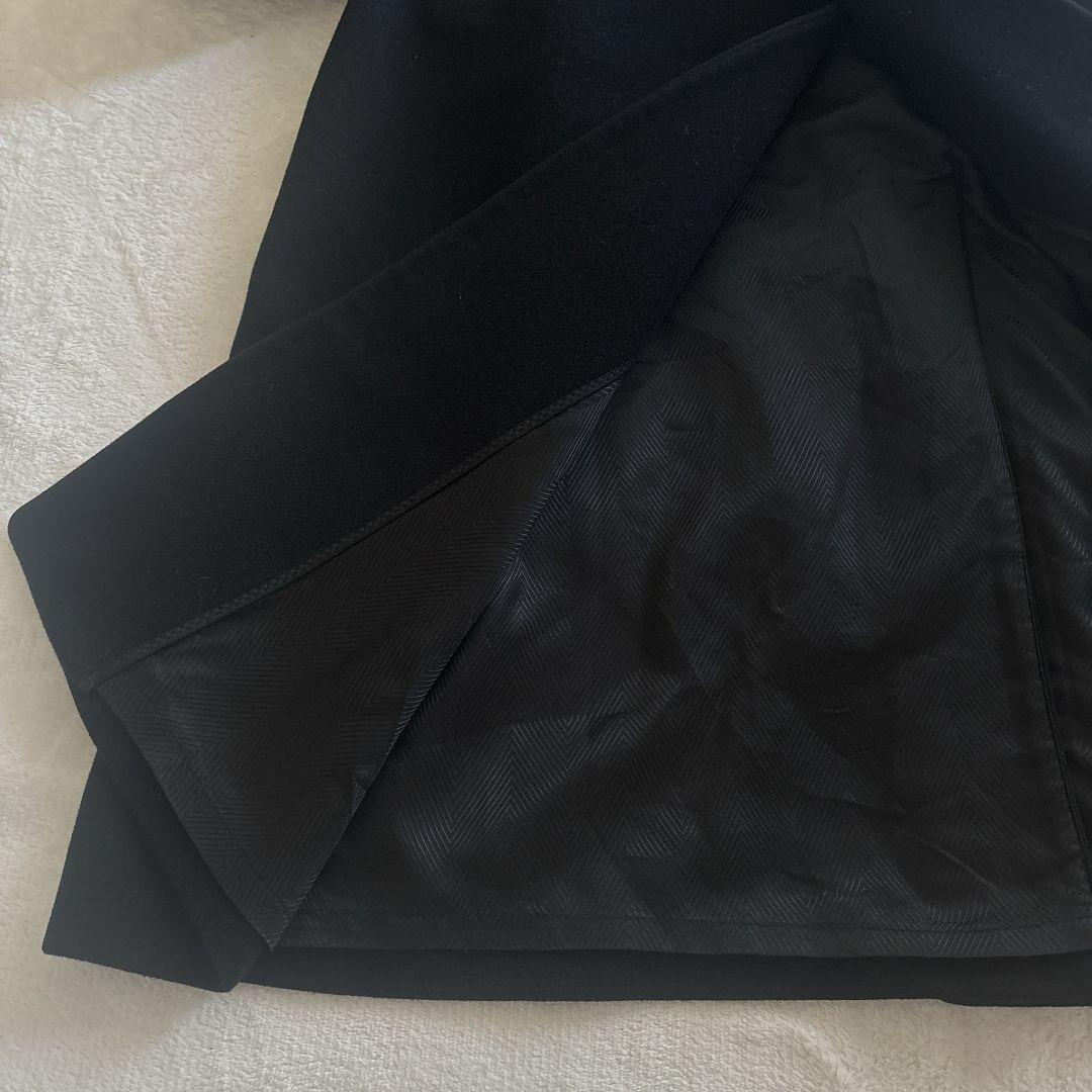 FARIANI ステンカラーコート ( Sサイズ )ヴィンテージ カシミヤ混 黒