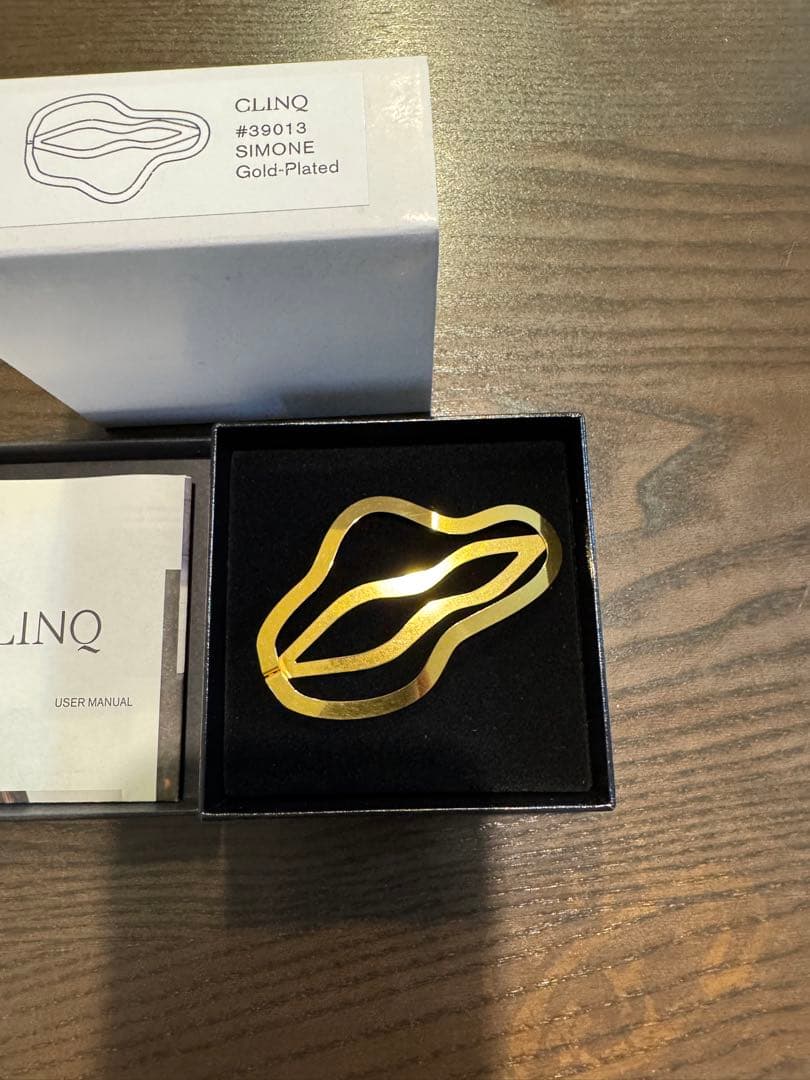 CLINQ ヘアクリップ SIMONE GOLD