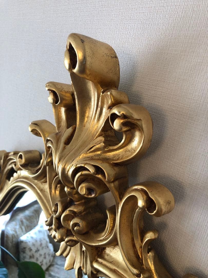 イタリア製 SILIK シリックArt.108ウォールミラー ロココ様式輸入家具