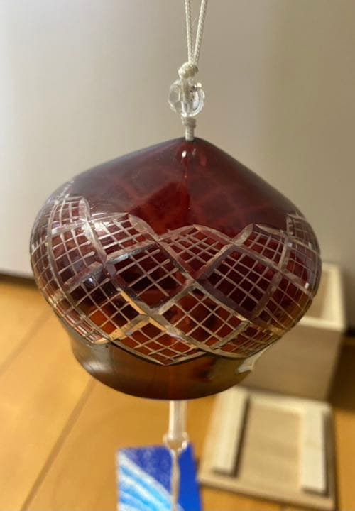 新品 高級切子風鈴(桐箱入り)ChankoDining 若 花田 勝 若貴兄弟