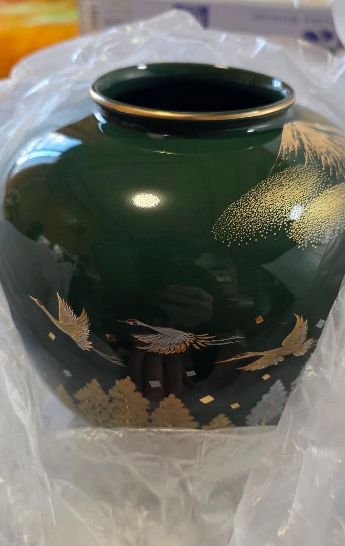 5.5号花瓶 かすみの森に鶴131