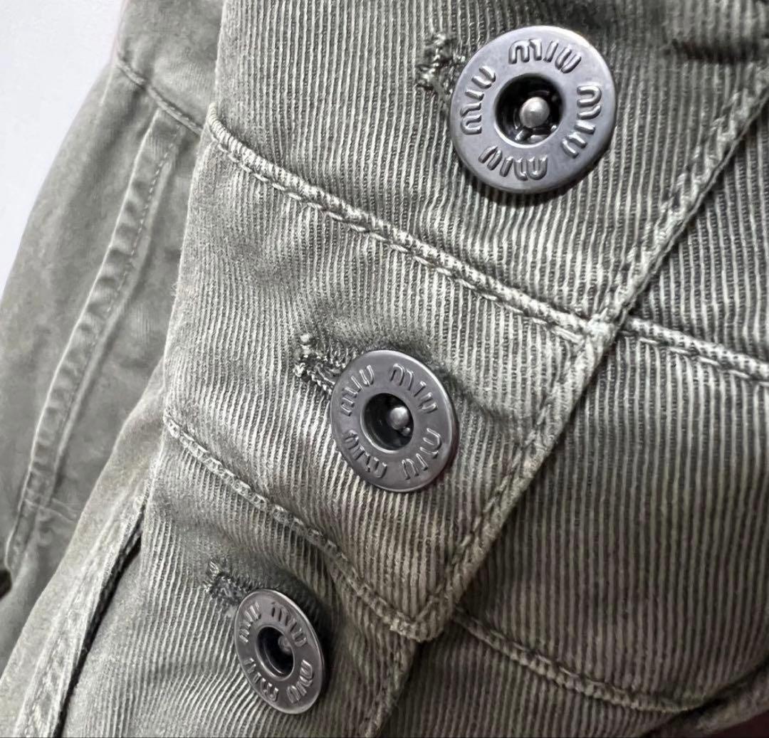 miu miu ミュウミュウ オリーブ オーバーオール サロペット新品 未使用