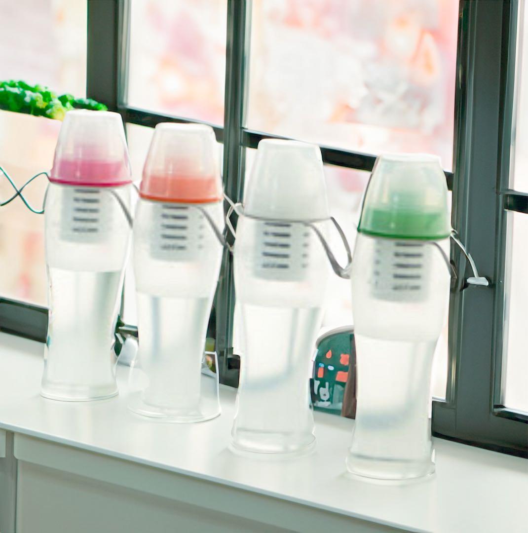 【新品】ガイアの水135ガイアライトボトル｜浄水 携帯用 プッシュ式 オレンジ