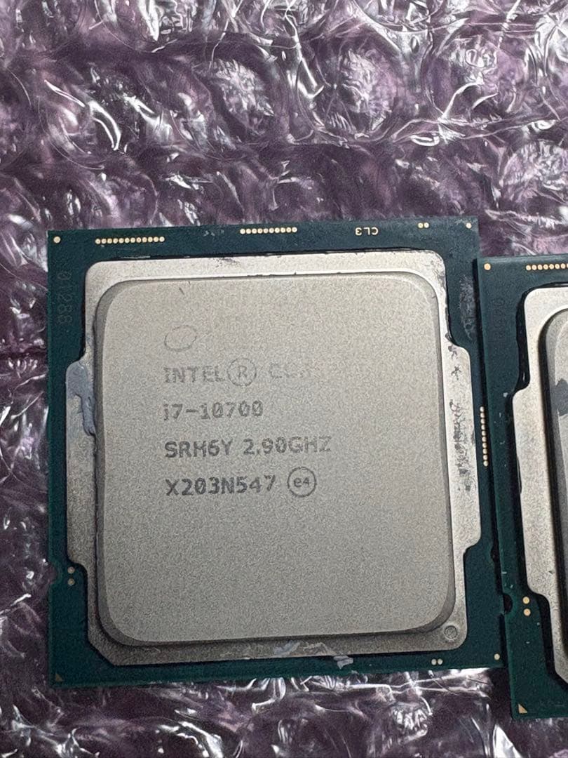 Intel i7-10700 CPU 2個セット