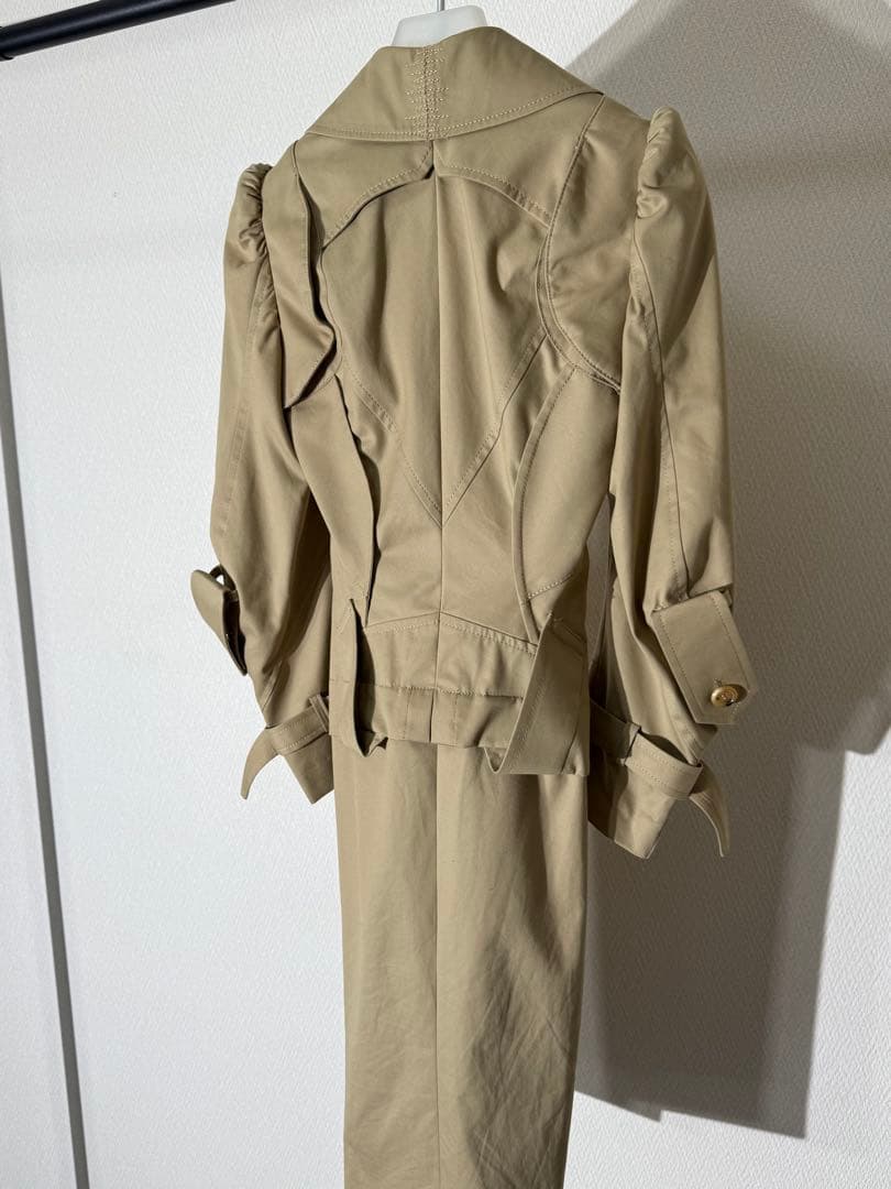 ジュンヤワタナベコムデギャルソン 変形ロングトレンチコート